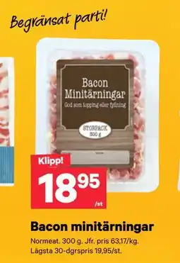 City Gross Bacon minitärningar erbjuda