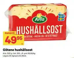City Gross Götene hushållsost erbjuda