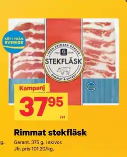 City Gross Rimmat stekfläsk erbjuda