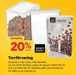 City Gross Torrförvaring erbjuda