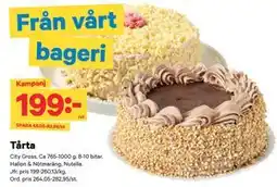 City Gross Tårta erbjuda
