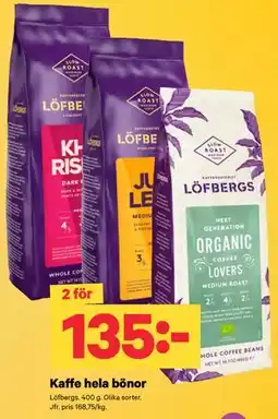 City Gross Kaffe hela bönor erbjuda