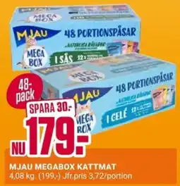 ÖoB Mjau megabox kattmat erbjuda
