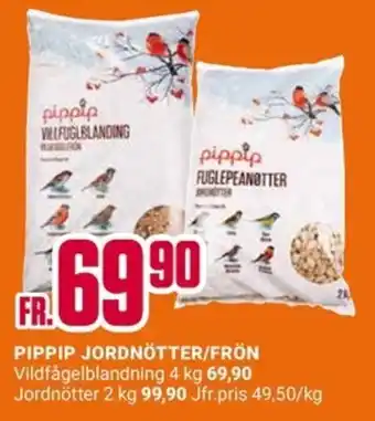 Pippip jordnötter/frön