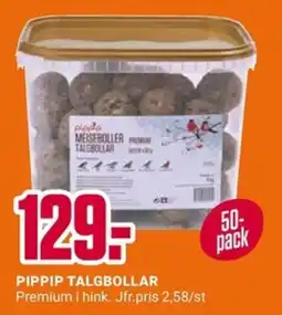 ÖoB Pippip talgbollar erbjuda