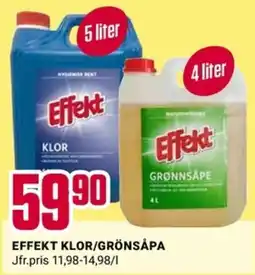 ÖoB Effekt klor/grönsåpa erbjuda