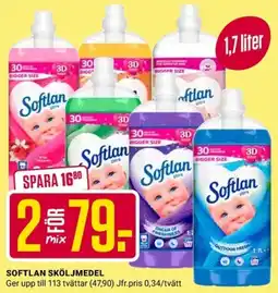 ÖoB Softlan sköljmedel erbjuda
