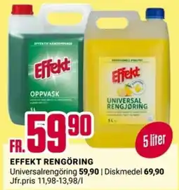 ÖoB Effekt universal rengöring erbjuda