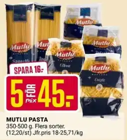 ÖoB Mutlu pasta erbjuda