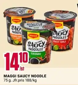 ÖoB Maggi saucy noodle erbjuda