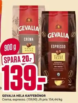 ÖoB Gevalia hela kaffebönor erbjuda