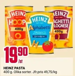 ÖoB Heinz pasta erbjuda