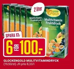 ÖoB Glockengold multivitamindryck erbjuda