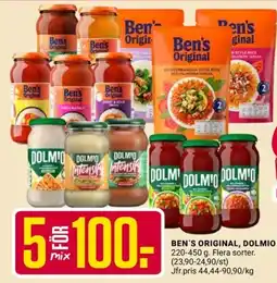 ÖoB Ben's original, dolmio mix erbjuda