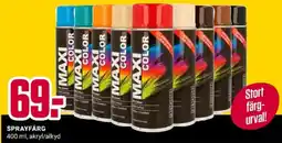 ÖoB Maxi color sprayfärg erbjuda