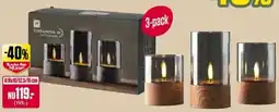 ÖoB 3 led-lykter erbjuda
