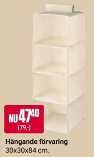 Hängande förvaring