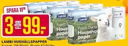 ÖoB Lambi hushållspapper erbjuda