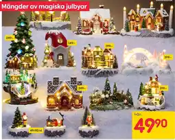 Rusta Mängder av magiska julbyar erbjuda