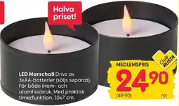 Rusta Led marschall erbjuda