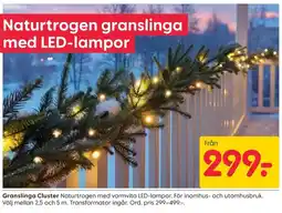 Rusta Granslinga Cluster Naturtrogen erbjuda