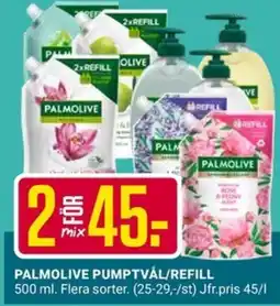 ÖoB Palmolive pumptvål/refill erbjuda