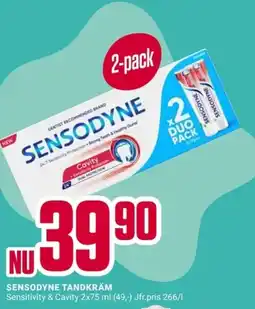 ÖoB Sensodyne tandkräm erbjuda