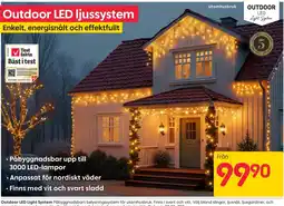 Rusta Outdoor LED ljussystem erbjuda