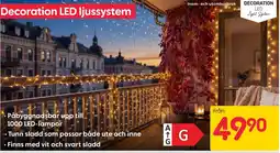 Rusta Decoration LED ljussystem erbjuda