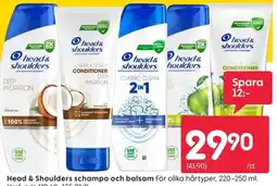 Rusta Head & Shoulders schampo och balsam erbjuda