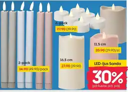 Rusta LED-ljus Sanda erbjuda