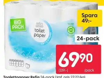 Refin toilet paper