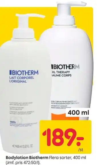 Biotherm bodylotion