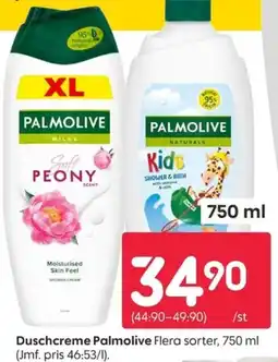 Rusta Palmolive duschcreme erbjuda