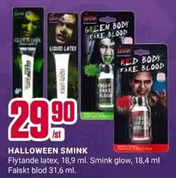 ÖoB Halloween smink erbjuda