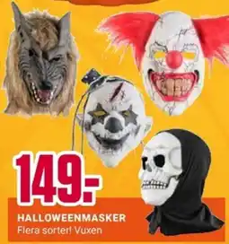 ÖoB Vuxen halloweenmasker erbjuda