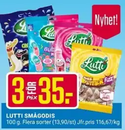ÖoB Lutti smågodis erbjuda