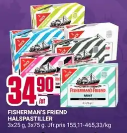 ÖoB Fisherman's Friend Halspastiller erbjuda