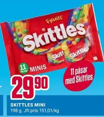 ÖoB Skittles Mini erbjuda