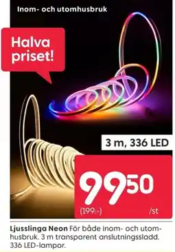 Rusta Ljusslinga Neon erbjuda