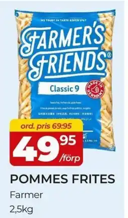 Matrix Butikerna Farmer's friends pommes frites erbjuda