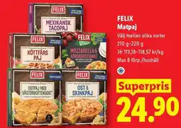 Lidl Felix Matpaj erbjuda
