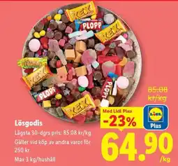 Lidl Lösgodis erbjuda