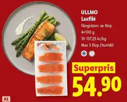 Lidl Ullmo Laxfilé erbjuda