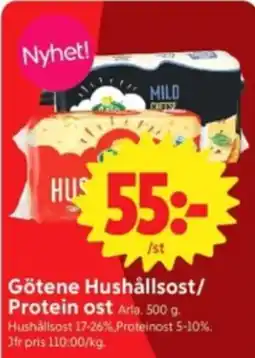 ICA Nära Götene Hushållsost/Protein ost erbjuda