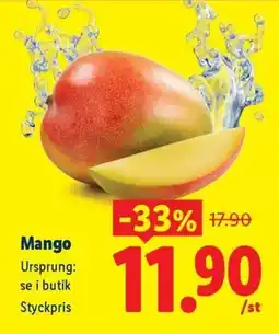 Lidl Mango erbjuda