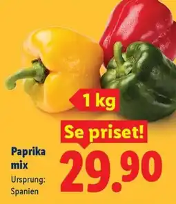 Lidl Paprika mix erbjuda