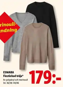 Lidl Esmara finstickad tröja erbjuda