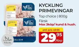 Matrix Butikerna Top choice kyckling primevingar erbjuda