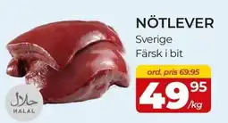 Matrix Butikerna Nötlever erbjuda